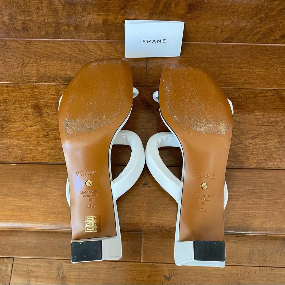 Frame Le Gracie Leather Padded Sandals - Picture 7 of 10